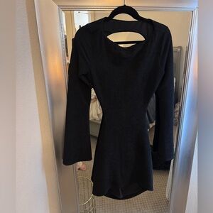 Camila Coelho Black Backless Dress